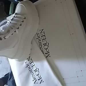 Alexander mcqueen trek slick band boots